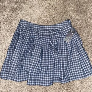 Faded Rose Plaid skirt